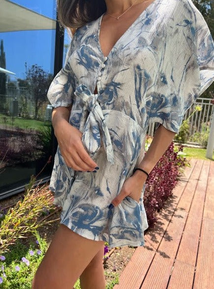 TULUM JUMPSUIT BLUE