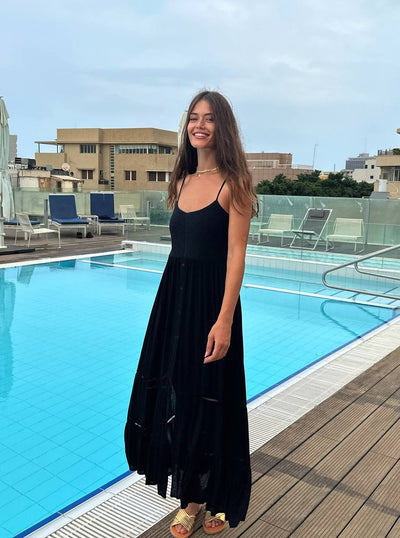 NAXOS DRESS BLACK