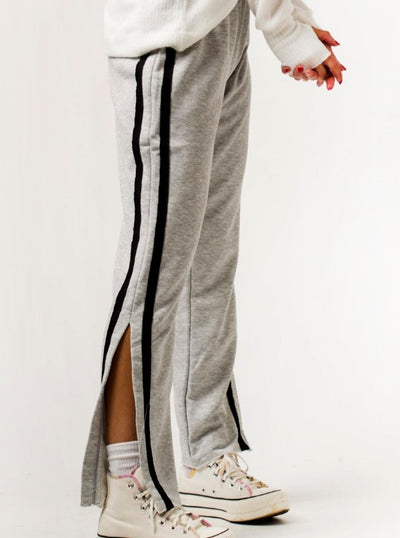 2STRIPE PANTS GREY