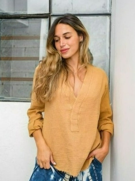 TETRA GOLD SHIRT CAMEL