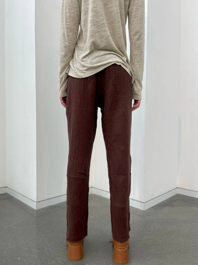 TETRA LONG PANTS BROWN